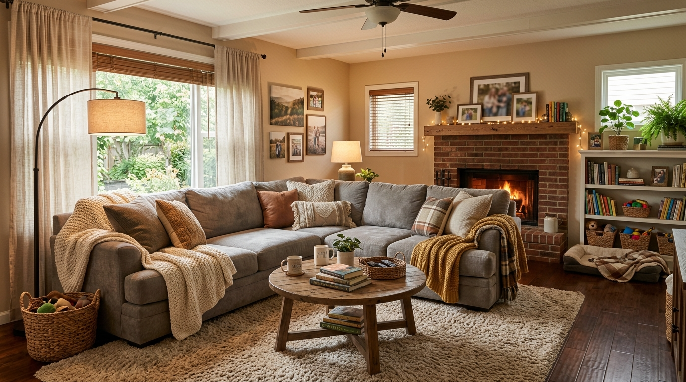 Bring in personal art for emotional warmth